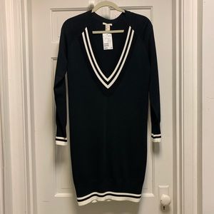 H&M Black and White Dress